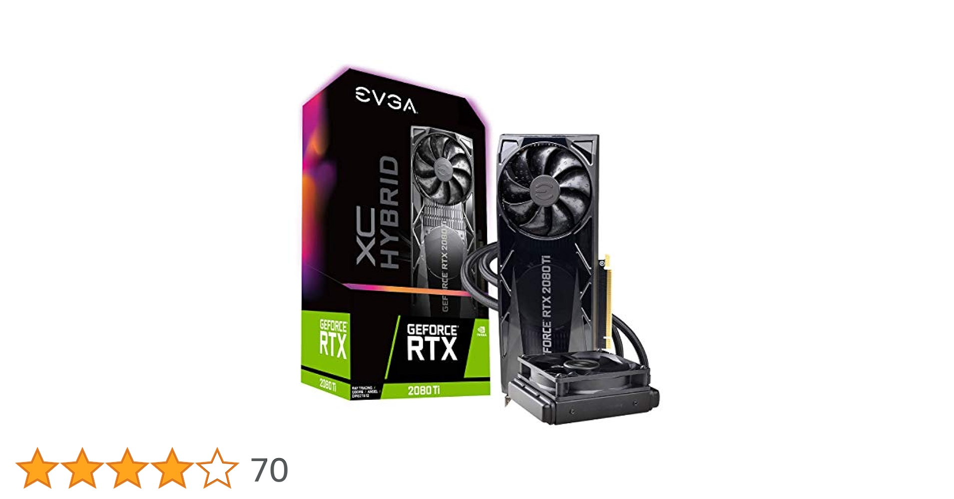 Amazon | EVGA GeForce RTX 2080 Ti Xc ハイブリッドゲーム 11GB