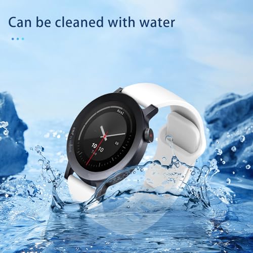 Correa para reloj CMF Watch 3 Pro de silicona blanca miniatura 4