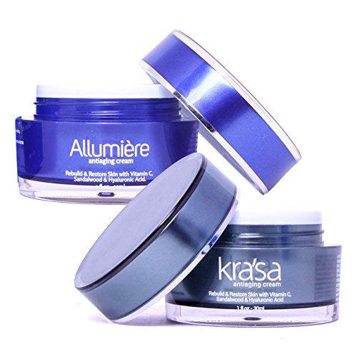Best Selling Anti-Aging Skin Care Kits: Krasa Anti-Aging Cream & Allumiere Anti-Aging Cream - 100% Pure-Highest Quality, Anti-Aging Serum & Cream