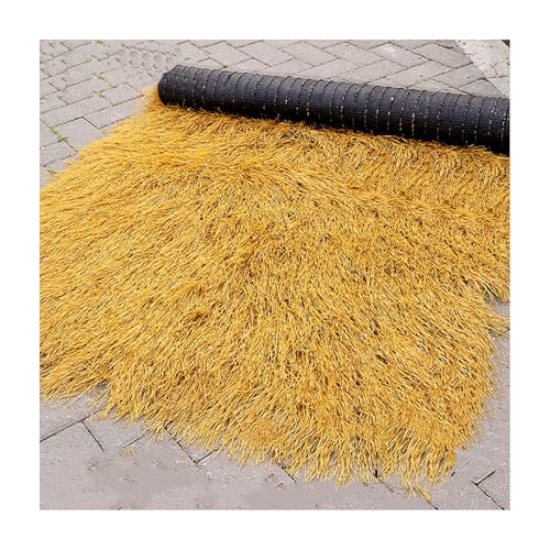 Teja De Paja Artificial, Estera De Hierba De Palma De Estilo Mexicano, Teja De Paja De SintéTica Plástico PE, for Bar Sombrilla Refugio Jardín Gazebos Decoración De Granja Decoración(0.5x16m(1.64x52.4