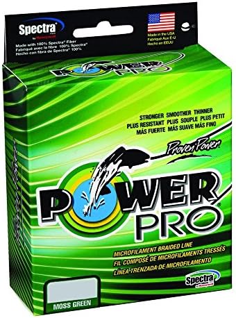 Power Pro Spectra Fiber Braided Fishing Line, Moss Green, 300YD/10LB