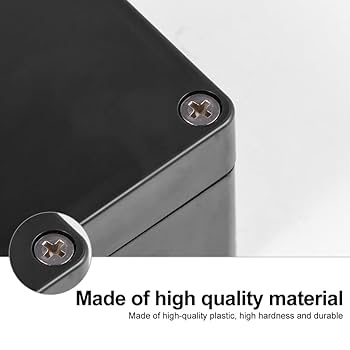 Amazon | OATIPHO 2個 Abs プラスチック黒防水ジャンクション