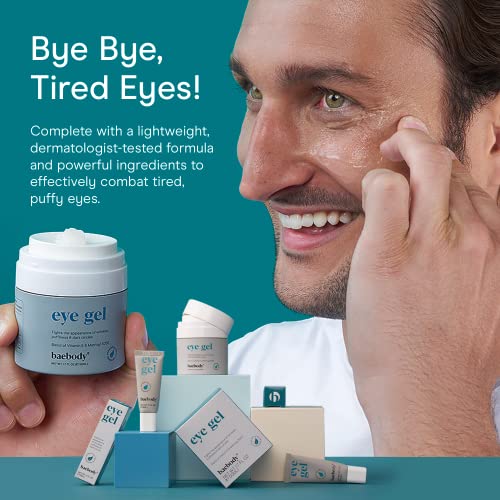 Baebody Eye Gel Treatment Products, Under Eye Cream For Dark Circles And Puffiness, Eye Bags Treatment Women & Men, Peptide & Soothing Aloe 1.7 Fl Oz #TOP1