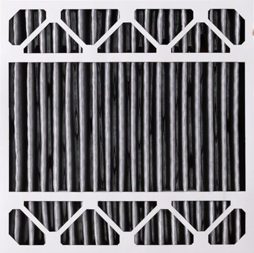 Image of Nordic Pure 20x20x5 MERV 12 Plus Carbon Air Filter 1 Pack | Actual Size: 19 5 /8 x 19 7 /8 x 4 3 /8 Honeywell Replacement Made in USA, Advanced HVAC Furnace Filtration, Pet & Odor Control