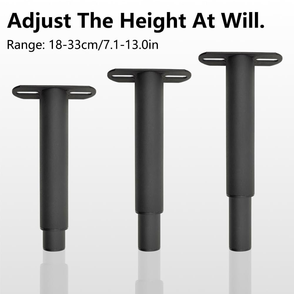 Bed Legs Adjustable Retractable Heavy Duty Bed Center Frame Slat Support Leg - Image 4