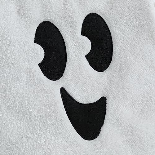 Sasaerucure Infant Baby Girl Boy Halloween Outfits Long Sleeve Jumpsuit Ghost Romper One Piece Fall Winter Hoodie Bodysuit thumb #4