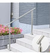 階段用手すり ステンレス 重さ約約9キロ 長さ約290cm 縦幅約75cm petoop_hdr-s60