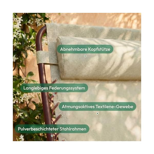 CASABEL Zero Gravity Liegesessel 2er Set Terrakotta