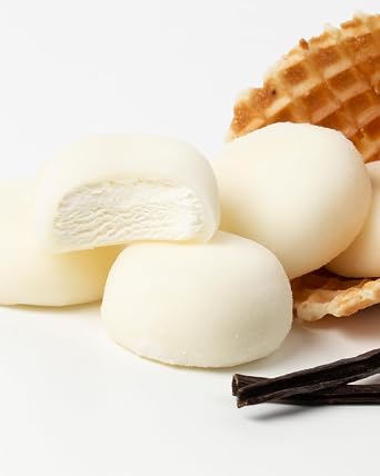 Bubbies Mochi Ice Cream, Madagascar Vanilla 7.5oz (Pack of 1)