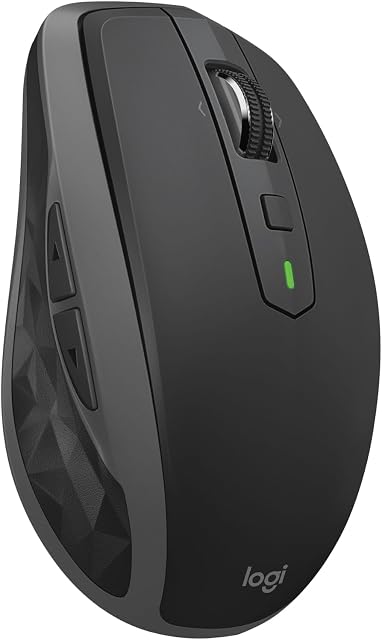 Logitech Mx Anywhere 2S Wireless Mobile Mouse, Wykonuj Swoje Zadania W Dowolnym Miejscu, Pc/Mac/Chromebook/Ipad - Grafit