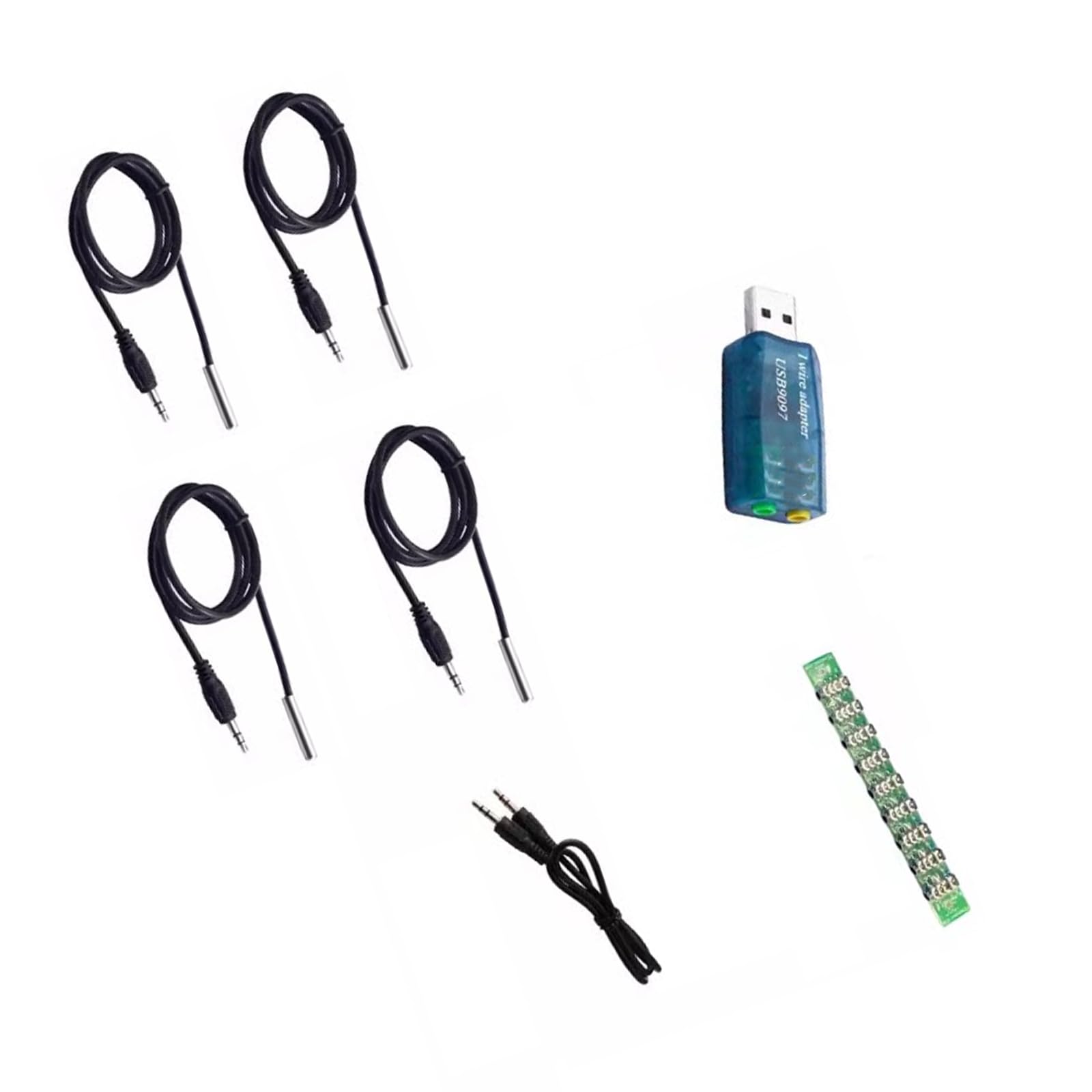 Msioytog With 4 Probe Accuracy Usb Digital With Multiple Sensors For 55℃ To 125℃ Wide Extent Temperature Transducer