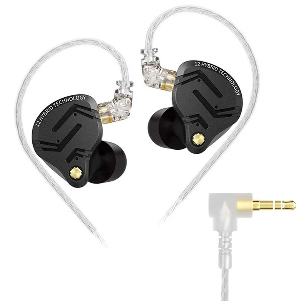 Wired X PRO ZS12 KZ Pro イヤホン in-Ear 5 + 1DD 10mm Hybrid Earphone, Monitor イヤホン