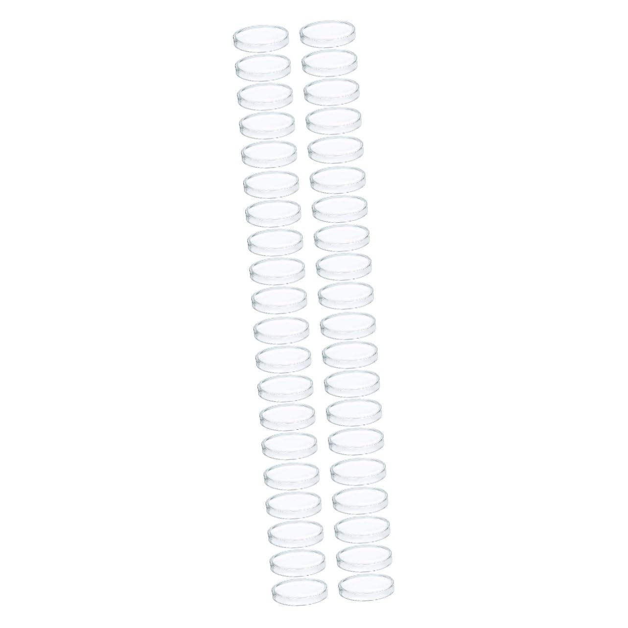 Zerodeko 4 Sätze Petrischale Aus Kunststoff Kulturplatte Labor Zellkultur Gewebe Gericht Klare Petrischalen Chemie Petrischale Petrischalen-agar Petrischalen Für Geräte Plastik 10 Stück * 4