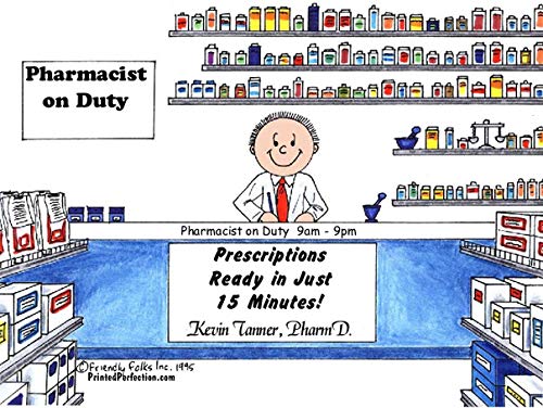 Personalized Friendly Folks Pharmacist - Male Download - Print at Home
