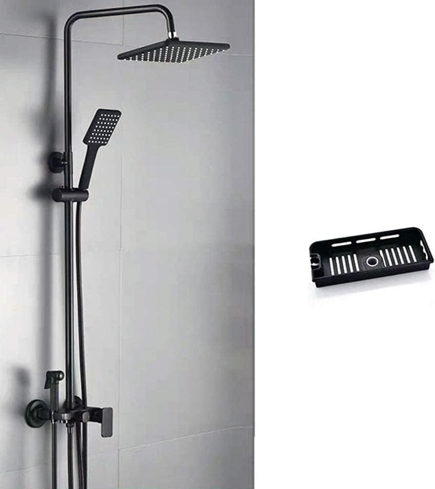 Shower Head Kit, Adjustable Height Water Saving 4 Spray