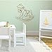 Produktbild Lvabc 59X62 Cm Rocking Steckenpferd Wandaufkleber Für Babys Zimmer Vinyl Removable Home Decor Tier Wandtattoos Für Kindergarten