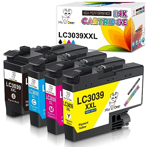 Image of Miss Deer LC3039 XXL BK /C /M /Y Ink Cartridges