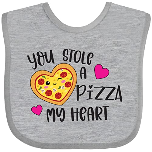 inktastic Valentine's Day You Stole a Pizza Of My Heart Baby Bib