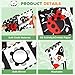 BBWOO High Contrast Baby Toys for Newborn - Tummy Time Black and White Baby Toys for 0-3-6-12 Months - Soft Montessori Visual Stimulation Sensory Infant Book - Gift for Boys Girls