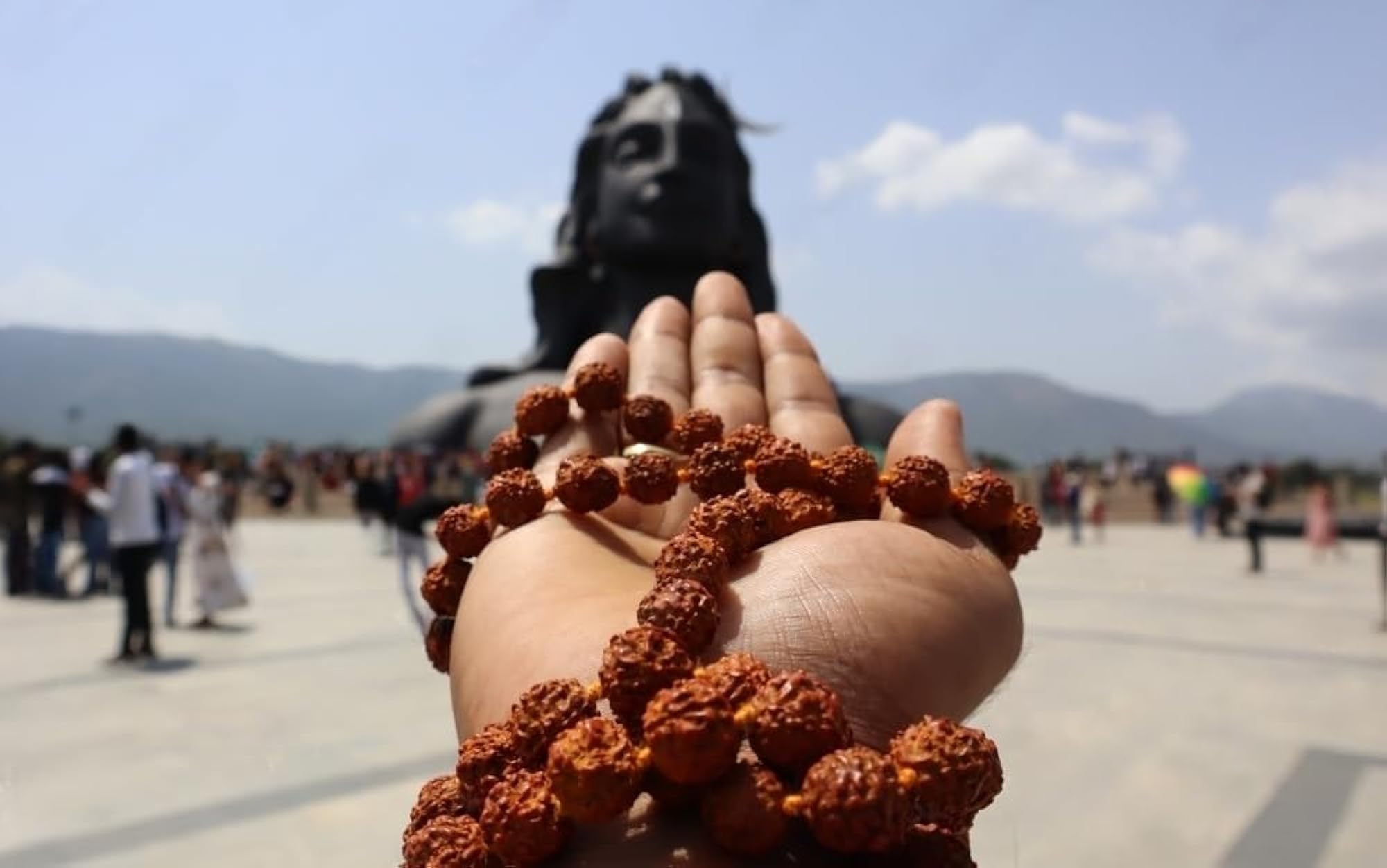 5 Mukhi Rudraksha Mala, 108 Beads, Unisex