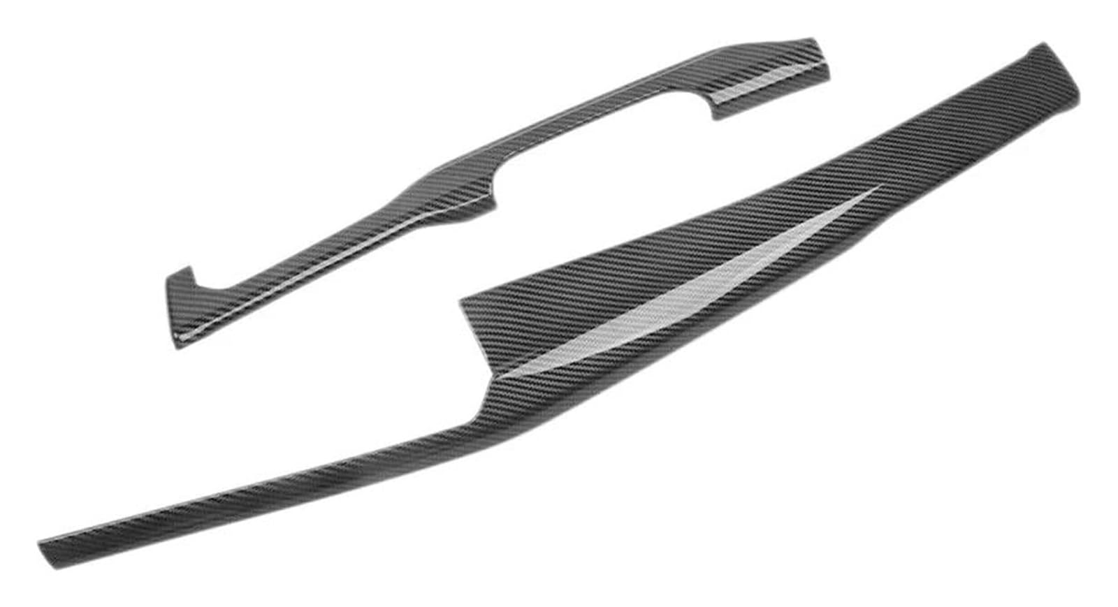Autodekoration Innere Für VW Für Golf 8 MK8 R 2020 2021 2 STÜCKE Dekoration Auto Center Control Panel Trim Dashboard Schutzabdeckungsstreifen