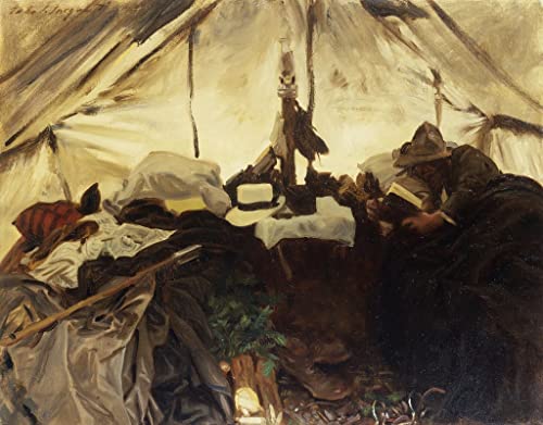 Affiche toile Rocheuses canadiennes John Singer Sargent poster tableau mural salon 60x90