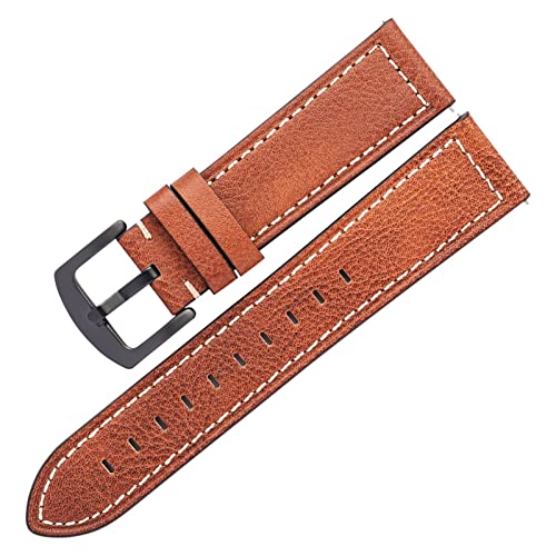 [X] jX}[gEHb`XgbvuXbgU[20mm 22mmICbNXU[EHb`ohtBbgfit for Huawei GT2(Red brown,20mm)