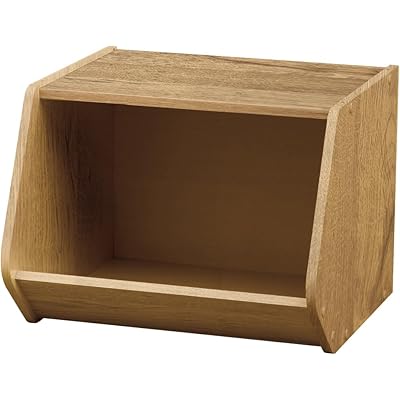 アイリスプラザ スタックボックス オープンタイプ 幅40×奥行38.8×高さ30.5cm ヴィンテージナチュラル ~SMART COLLECTION~