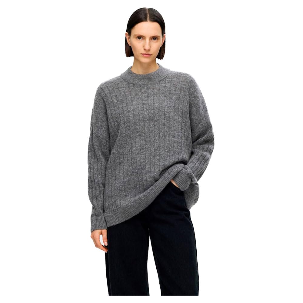 SELECTED FEMME Female Pullover Loose Fit Wollgemisch