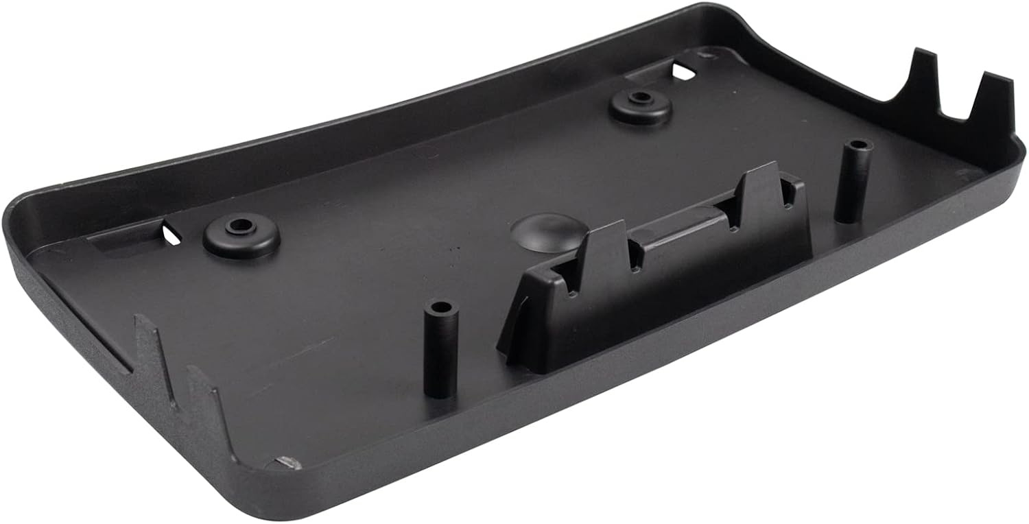 Front License Plate Bracket Black Compatible with 2014-2019 Ford Fiesta FO1068152