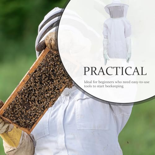 Combinaison apiculteur anti-insecte avec moufles vêtement apiculture solide