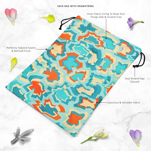 Image of ArtzFolio Cut Piece | Reusable Sack Bag | Bag for Gym, Storage, Vegetable & Travel