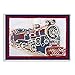 The Kids Room by Stupell Blue and Red Vintage Train Rectangle Wall Plaque