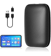 Carplay portátil sem fio Apple e Android Auto para motocicleta com