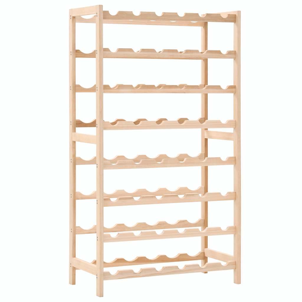 Regał na wino z drewna cedrowego, 57,5 x 28 x 102 cm, z 8 poziomami na maks. 48 butelek wina, trwały uchwyt na butelki, idealny do kuchni, jadalni, piwnicy, baru domowego i gastronomii