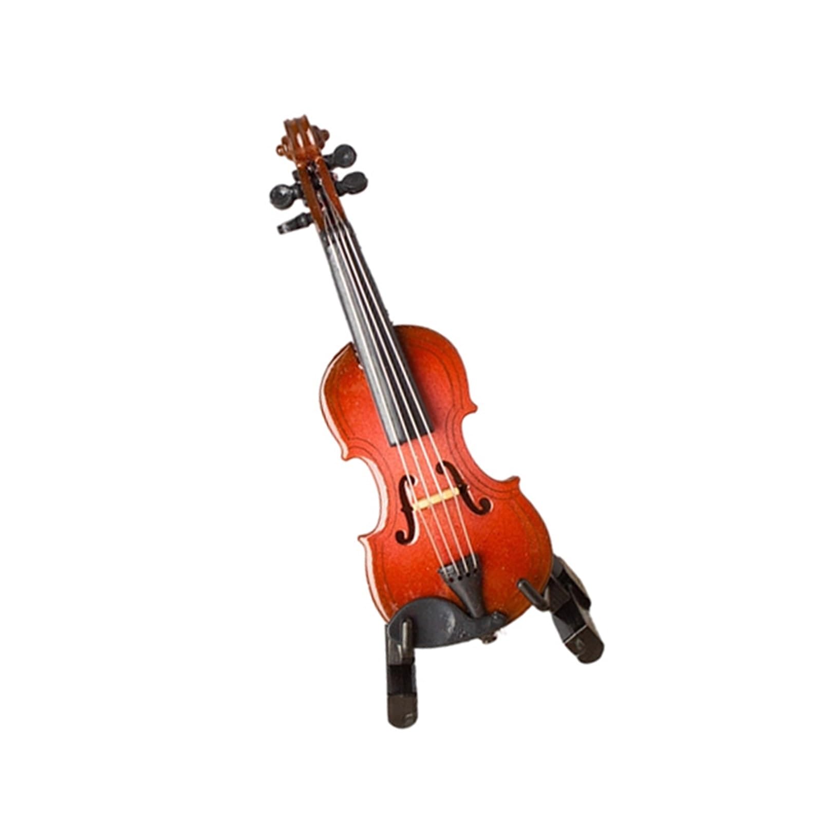 ZXFJYUIP Miniature Violin Model Professional Musical Instrument Ornament(10CM)