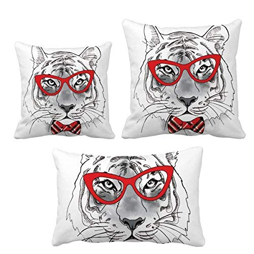 Housse de coussin tigre DIYthinker, idée cadeau originale