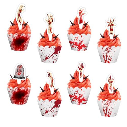 Décorations d'Halloween pour cupcakes : créez l'effroi à la fête