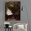 Paint by Numbers Kits for Adults and Kids Saint Sebastian in A Landscape Painting by Camille Corot Arts Craft for Home Wall Decor #2