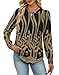 Alaroo Long Sleeve Shirts Fall Fashion Outfits for Women Blouses Casual Tops Boho Clothes 2025 Print 10 M