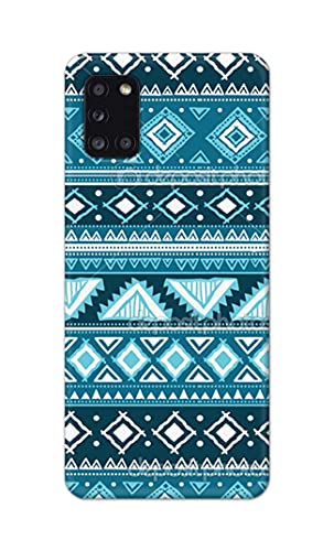 Image of PRINTFIDAA Coloured Tribal Pattern Hard Back Cover for Samsung Galaxy A31, SM-A315F / DS, SM-A315G / DS Back Cover -(P6) KAT1008