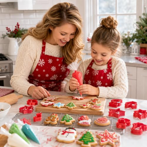 Mini cortadores de galletas de Navidad perfectos para regalar dulces caseros 8