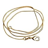 Hombres Mujeres Punk Cadena Pura Cierres De Langosta Collar Hip Pop Joyería, Tamaño: 18 Pulgadas, Color: Dorado7 (Color: Dorado3, Tamaño 26 Pulgadas)