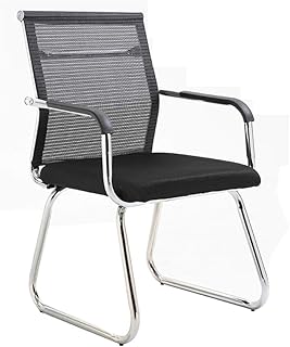 CBRCYGG Silla de Oficina Silla Ergonómica, Silla de Escritorio de Malla Silla de despacho con Apoyabrazos, Carga Máx. de 150KG