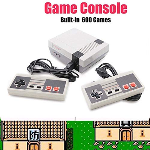 Bravet Child Adult Classic Game Handheld Console Built-in 620 Game Retro Video Game Console Dual Gamepad Handheld Game Player Console (2 Buttons)