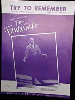 Sheet music TRY TO REMEMBER, From the Musical "The Fantasticks", As Recorded by Ed Ames Book