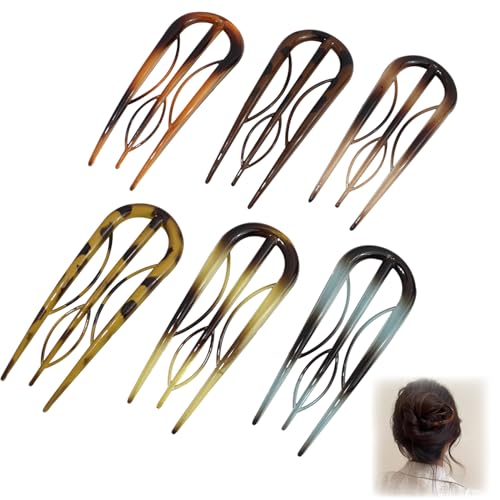 6Pcs Minimalist Shaped Hair bobby Pins,French Hair Pins for...