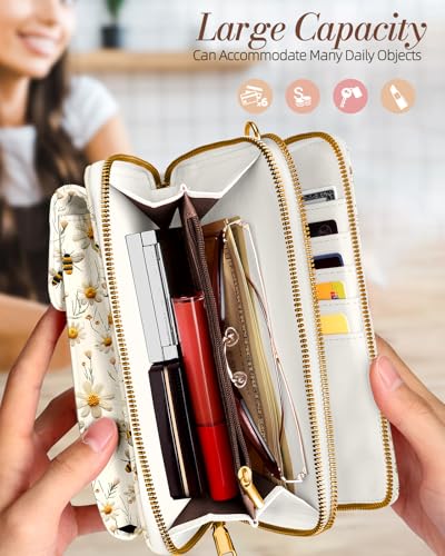 Image of Miss Adola Zipper Cell Phone Crossbody Bag for Women