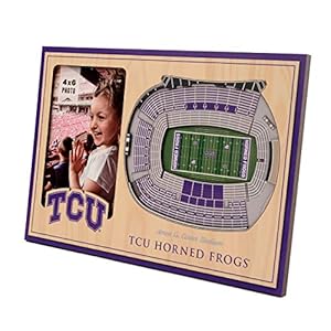 YouTheFan NCAA TCU Horned Frogs 3D StadiumView Picture Frame – Amon G. Carter Stadium, 12″ x 8″