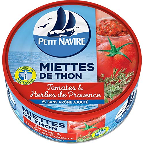 PE NAVIRE - Migas de atún Tomates y Hierbas Provenzales, 160 g, 4 unidades